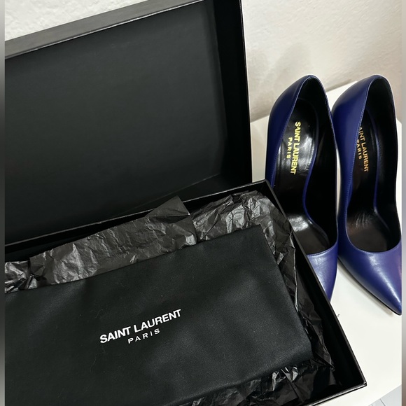 YSL Bleu Roy Pump Heels - Picture 8 of 9